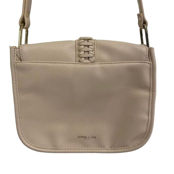 Olivia + Joy beige gold long crossbody handbag Purse - Faux Leather - boho - Picture 3 of 12